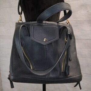 Lionel Blue/Green Shoulder & Crossbody‎ Bag 16x11x7